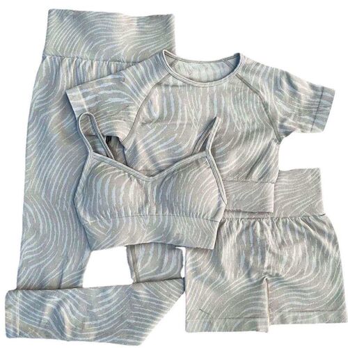 Spring and summer new sand wh seamless knitted yoga clothing