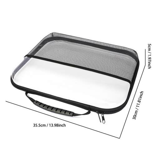 PVC Transparent Mesh Storage Bag Waterproof Casual Packaging