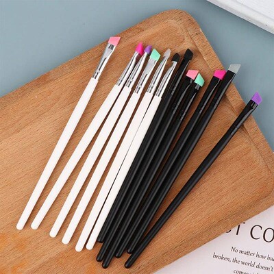 6 Color Soft Silicone Brush Lamination Eyelashes Separating