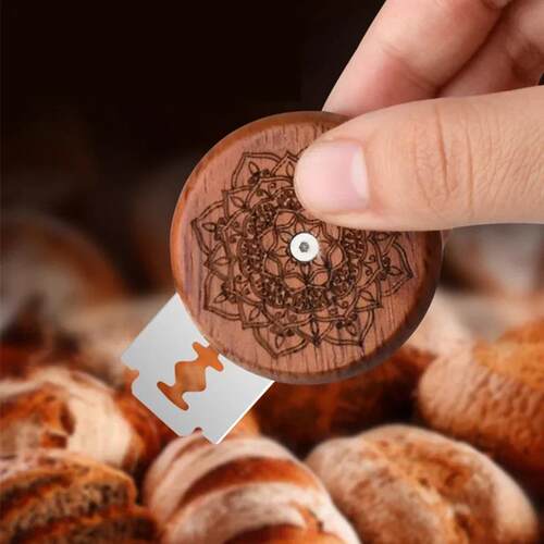 Bread Bakery Lame Tools Wooden Scraper Bread Knife/Slicer/Cu