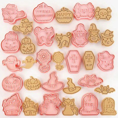 Halloween Christmas Playdough Stamps Set Festival Dough Stam
