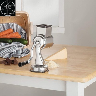 Rotary Grater Food Mills Nut Grinder With 5 Drum Blade for C