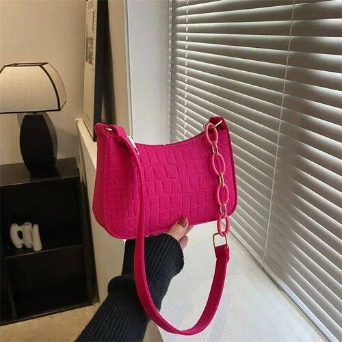 Popular Retro  Temperament Small Square Bag 2024 Autumn Shou