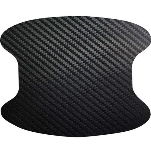 Apply carbon fiber car door bowl stickers on the handle, 4