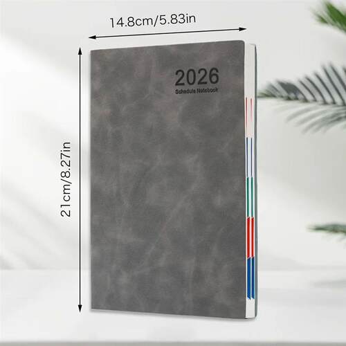2026 Daily Planner & Calendar Journal 8 Vibrant Colors (Pink