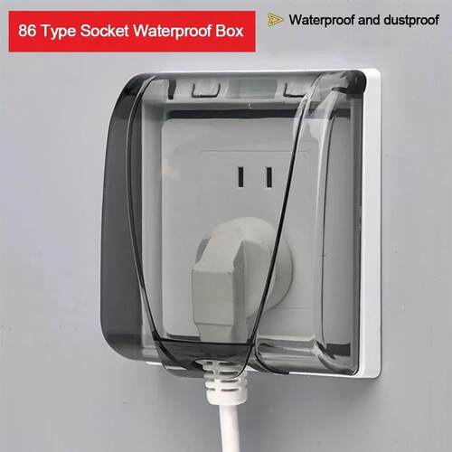 Wall-mounted Splash-Proof Box Socket Waterproof Box Electric