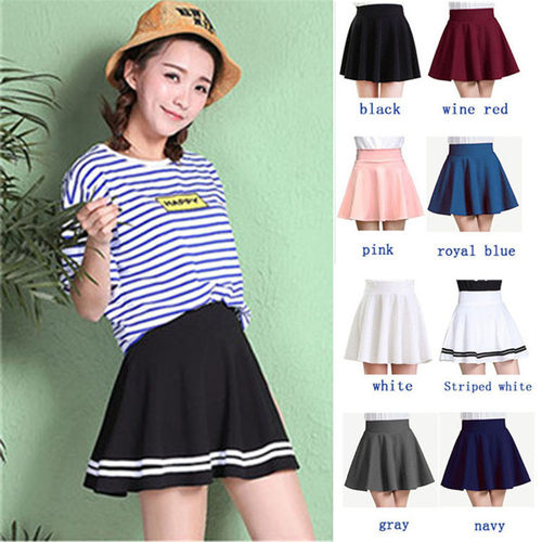 Winter and Summer style Women skirt elastic faldas ladies mi
