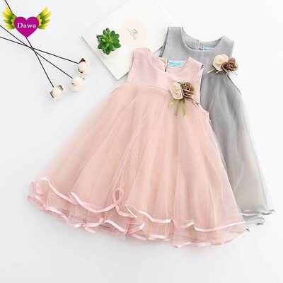 Baby Girls Birthday P Tutu Dress Summer Clothes For Kids