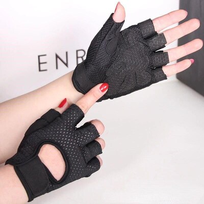 Cycling Fingerless Gloves Professional Gym Fitness Breathabl