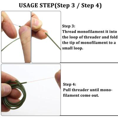 1PCS Carp fishing Accessories Tube Threader?for Carp Helico