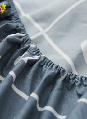 cotton fitted sheet bed sheets set 4pcs duvet cover 床笠四件