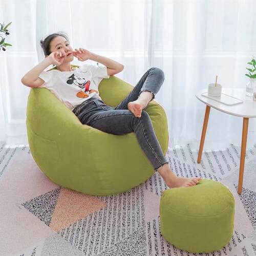 Lazy Sofa Bean Bag Bedroom Balcony Small Sofa Chair