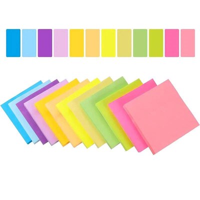 50pc/color 3*3inch Sticky Note Posted It Note Pads Stickers