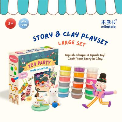 Cloududa New Design DIY Air Dry Clay Slime Polymer Clay Play