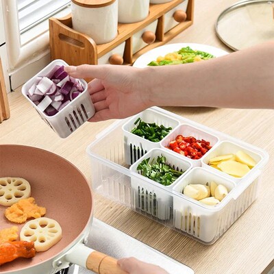 Refrigerator Storage Box Fridge Organizer Vegetable Fruit Fr