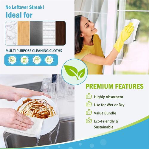 Microfiber Cleaning Cloth Cleaning Towels for Kitchen Rags
