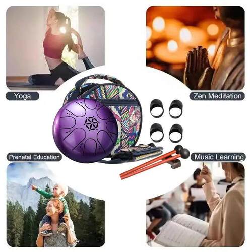 Rain Hand Drum 8 Notes Hand Drums Instrument For Beginner St