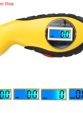 Digital Tyre Air Pressure Gauge Meter LCD Electronic Car Tir