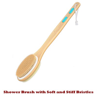 Shower Brush Long Handle Back Scrubber Body Exfoliator