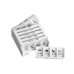 Pill Box Holder Weekly Medicine Storage Organizer Container