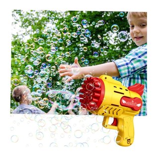 Bubble Gun Kids Toys Electric Automatic Soap Rocket Bubbles