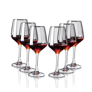 Red wine glass set 6 wine glasses and 4 goblets for wine