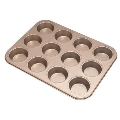 6 cups/12 cups  non-stick cupcake tray mold cup cake baking