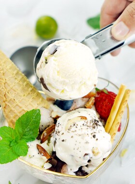 Premium Ice Cream Scoop with Trigger Icecream Scooper