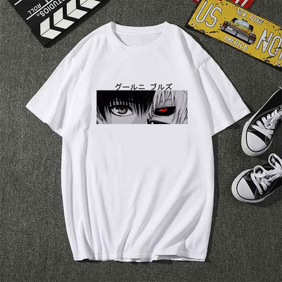 Japanese anime Tokyo Ghoul eyes print punk dark black ins vi