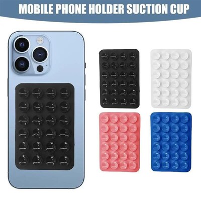 Sticky Grippy Suction Phone Case Mount Sillicon Adhesive Pho