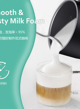 SMNG奶泡机电动打奶泡器牛奶打泡机咖啡家用全自动打发器