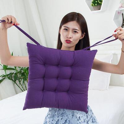 Cotton and linen thickened student seat cushions chair cushi