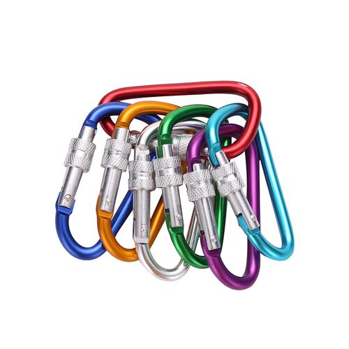 Multifunctional Outdoor DType Aluminum Alloy Carabiner for R