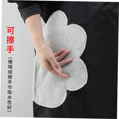 women chef kitchen apron dress cooking waterproof 围裙