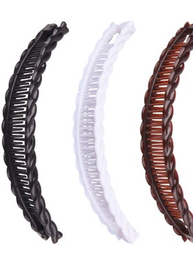 Banana Hair Clips for Women Non-Slip Hair Claws Double Combs