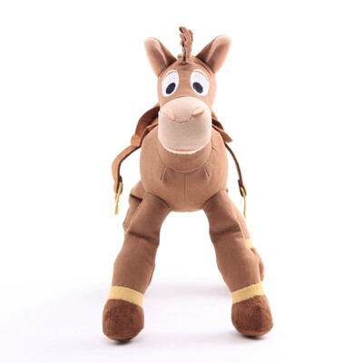 25cm Cartoon Story Stuffed Animals Bullseye Cute Little Hors