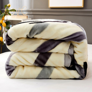 winter double layer thick blanket Cobertor quilt cover warm