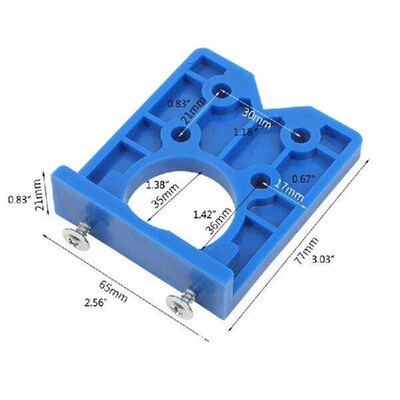 Wood Drill Guide Locator Hinge Hole Opener Boring Furniture
