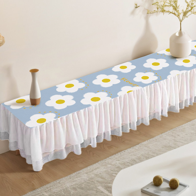 蕾丝电视柜防尘罩子客厅布艺盖巾餐桌布垫长方形全包茶几桌布家用,居家布艺,桌布,淘宝优惠券,粉丝福利购,淘宝优惠卷