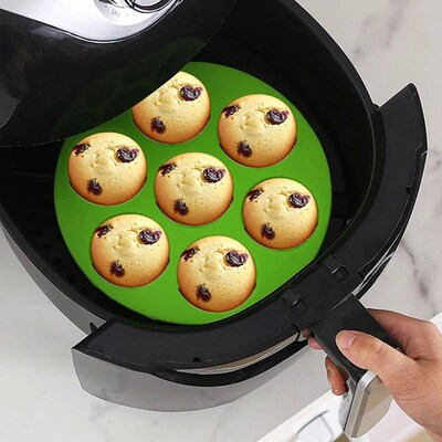 Air Fryer Frying Cage Dish Baking Pan Rack  Tray Pot Accesso