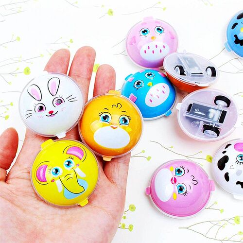 15Pcs Kids Party Supplies 4cm Animal Pull Back Car Boy Girl