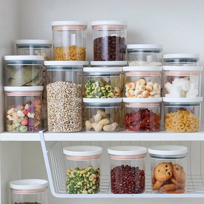 food seal container kitchen plastic dry grain storage contai