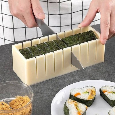 Diy Sushi Maker Rice Circular Mold Seaweed Cake Plastic Mold