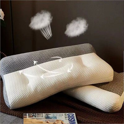Super Ergonomic Pillow Orthopedic All Sleeping Positions Cer