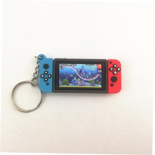 Super Mario Bros Switch Game Console Keychain toys Children