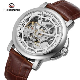 Men Watches Leather Tourbillon Mechanical Watch 自动机械手表