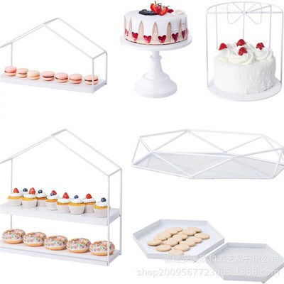 Afternoon tea dessert table, dinner plate, display rack, st