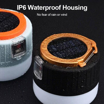 LED Camping Light Waterproof Rechargeable Tent Lamp Portable