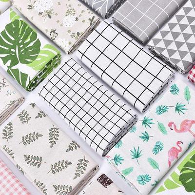 cotton and linen fabric curtain sofa fabric background cloth