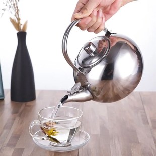 Portable Stainless Steel Water Kettles Teapot With Infuser F